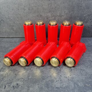 10 Stück KS-BAUSTOPFEN 1/2" mit Messingeinsatz ROT