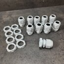 10x Kabelverschraubung M 25 x 1,5 metrisch hellgrau mit...