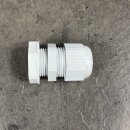 10x Kabelverschraubung M 20 x 1,5 metrisch hellgrau mit Gegenmutter IP68