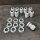 10x Kabelverschraubung M 20 x 1,5 metrisch hellgrau mit Gegenmutter IP68
