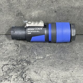 NEUTRIK NAC3FXXA-W-S 6-12 mm powerCON Stecker blau
