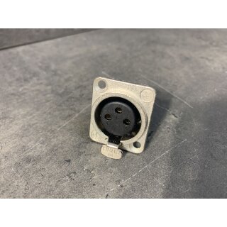 NEUTRIK NC3FD-L-1 XLR 3 pol Einbaubuchse female silber...
