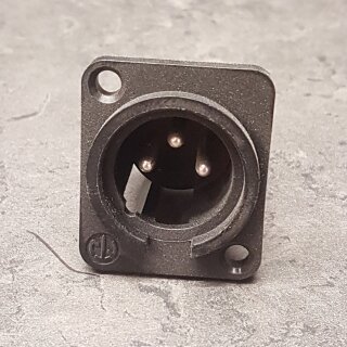 NEUTRIK NC3MPP XLR 3 pol Einbaubuchse male schwarz -SALE-