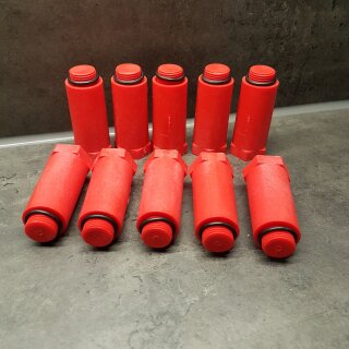 10 Stück__KS-Baustopfen 1/2 ROT