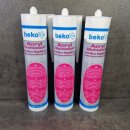 3 Stück beko® Acryl-Fugendichtstoff weiß...