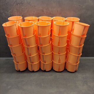 Hohlwand Gerätedose Schalterdose orange 61mm (50)