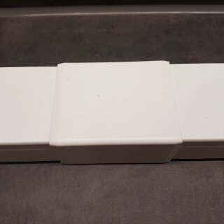 Verbindungsstück 20x20 weiss Kopos