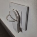 extraflache Winkelstecker weiss