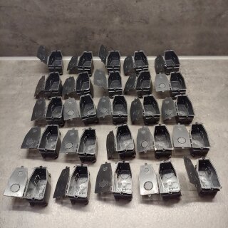 25 Stück Unterputz Leuchten Anschlussdose schwarz