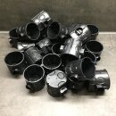 25 Stück Unterputz Geräte/Schalterdose schwarz "tief"