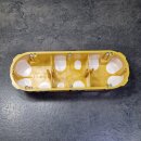 3 Stück KOPOS Hohlwand 3-fach Dose orange winddicht