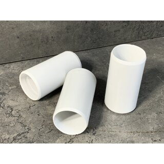 3 Stück Verbindungsmuffe PVC für Stangenrohr M 32