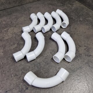 10 Stück M20 Bogen 90° für Stangenrohr