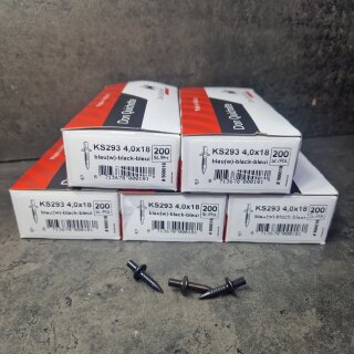 1000 Stück (5 Pack) Fixpin Einschlagdübel...