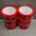 6 Rollen Packband Vorsicht Glas rot