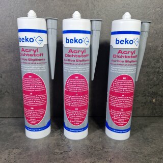 Beko Acryl-Dichtstoff grau 310ml (3)