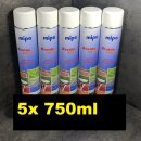 5 Dosen mipa Kreidespray 750ml WEISS -SALE-
