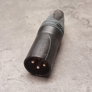 NEUTRIK NC3MXX-BAG XLR 3 pol Stecker male schwarz