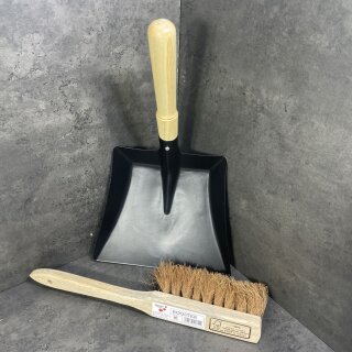 Kehrgarnitur 2-teilig Metall-Holz
