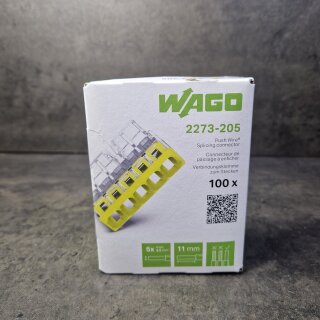 Wago Steckklemme 5 fach gelb 2273-205 (100)