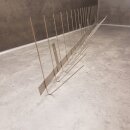 1 Meter Dachrinne Edelstahl Taubenabwehr