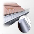 1 Meter Dachrinne Edelstahl Taubenabwehr