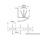 Poly 3 Taubenabwehr 3 reihig 50cm Polycarbonat