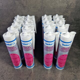 20 Stück beko® Acryl-Fugendichtstoff weiß 310ml VF