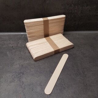 100 Stück NITRAS Birken Holz Spatel
