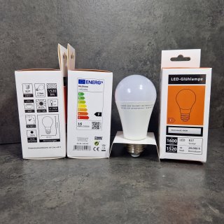 3 Stück LED-Lampe 16W/4000K/1520lm/neutralweiss