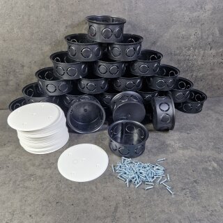 25 Stück Unterputz-Verbindungsdose 70x36mm mit...