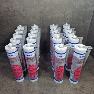 20 Stück beko® Acryl-Fugendichtstoff grau 310m VF